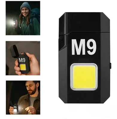 فندک شارژی مدل M9 چراغدار